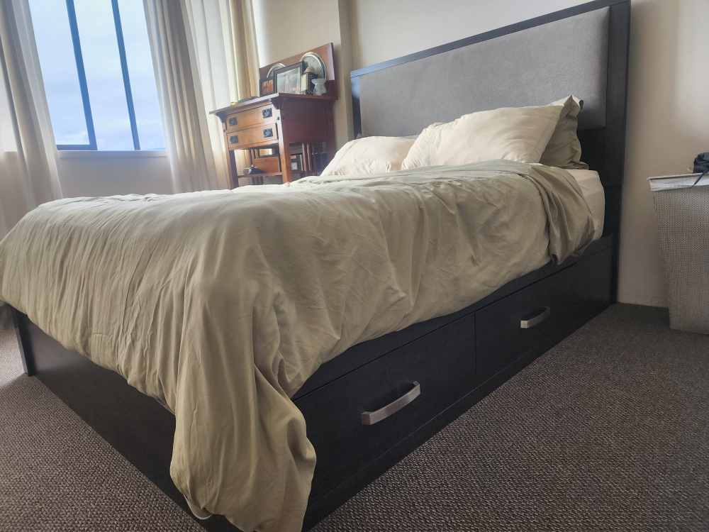 Queen sized bed frame
