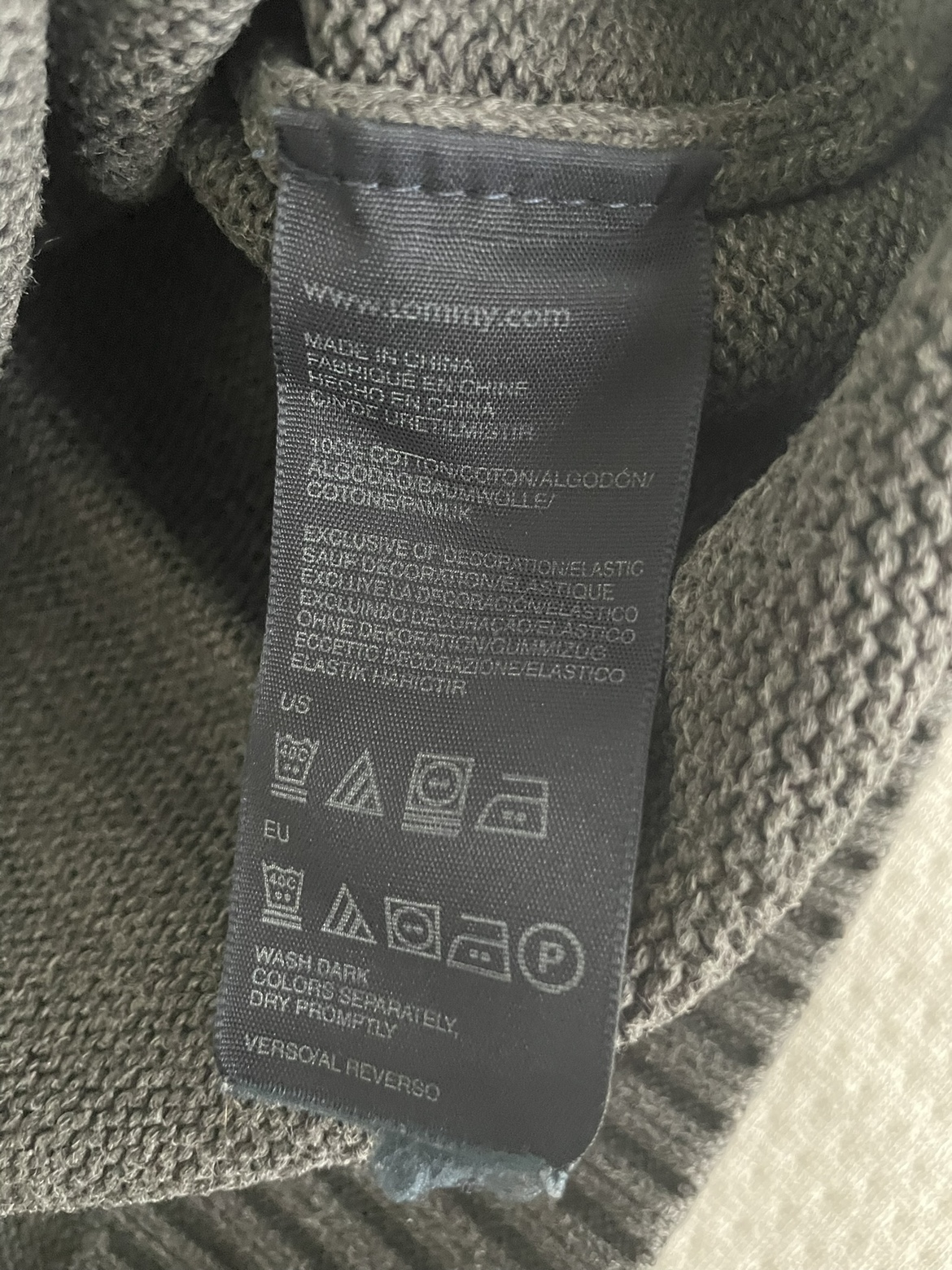Tommy sweater grey - small/slim - photo 4