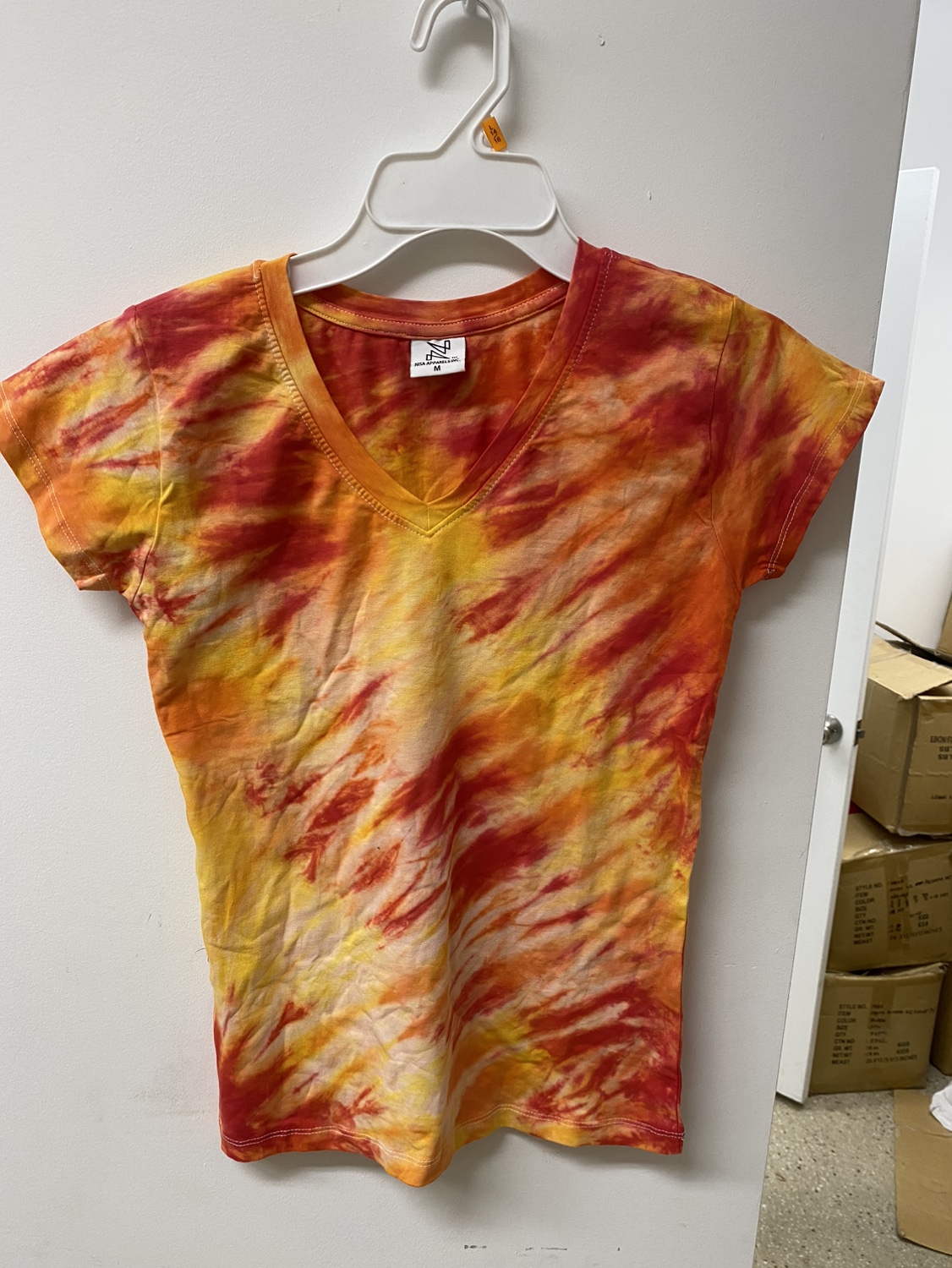 V neck ladies tee shirts