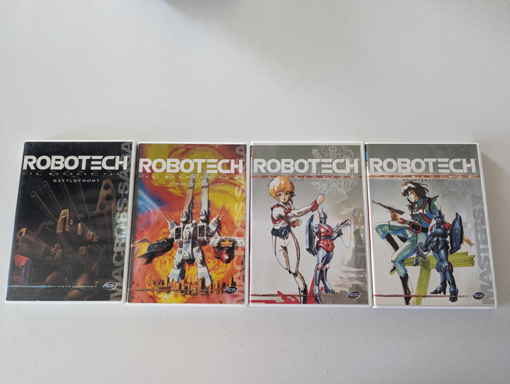 4 Robotech DVDs