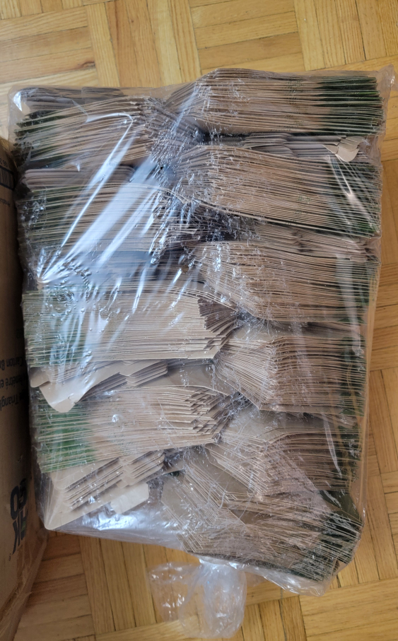 Triple Sandwich Wedge Box with Window 4.8"x3.2", 500 pcs - photo 4