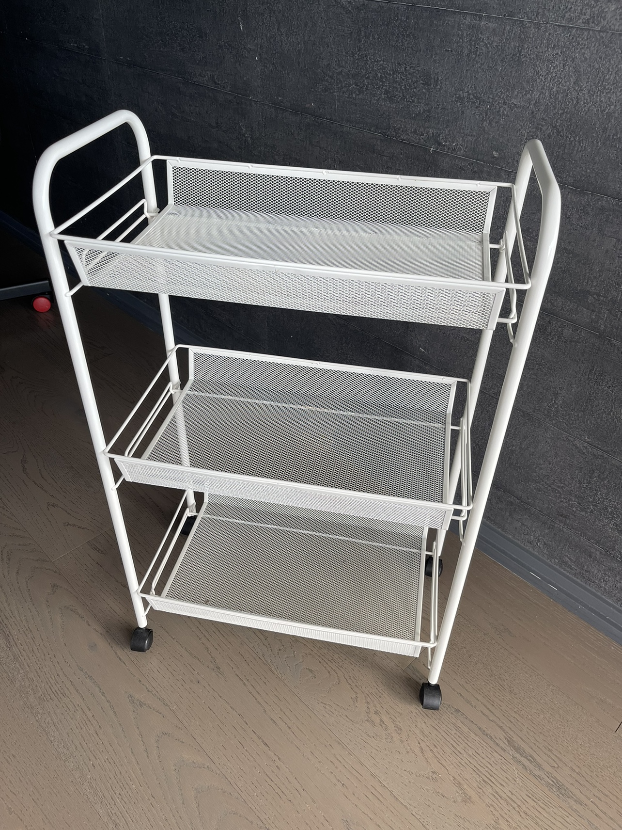 Ikea Hornavan Cart, White With Caster