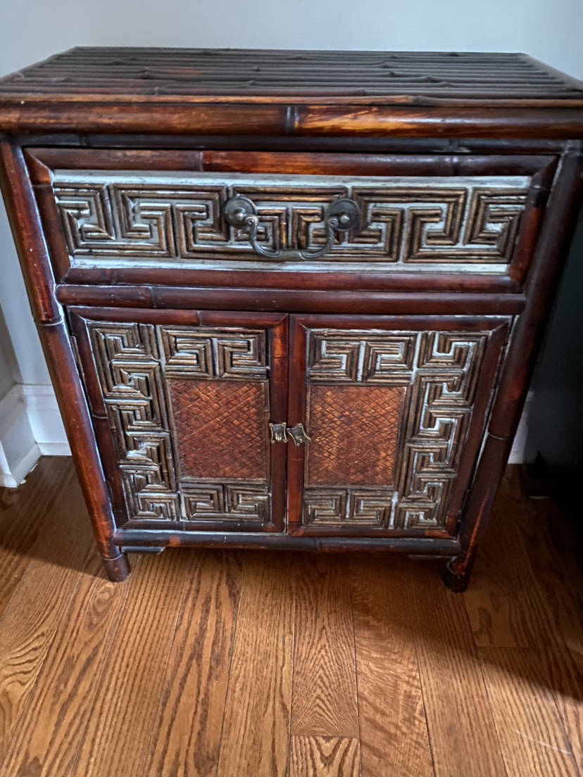 Antique looking wood cabinet