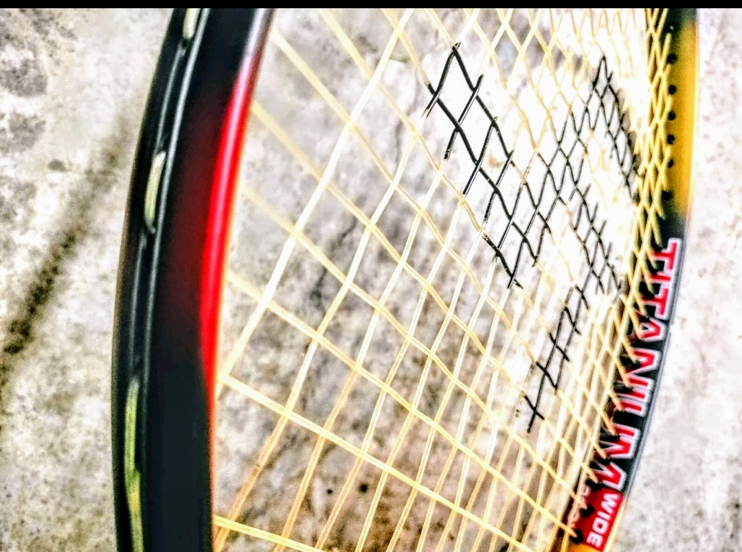 Sportime Adult Tennis Racquet *Titanium/🎾Bag/Trainer/Gloves - photo 4
