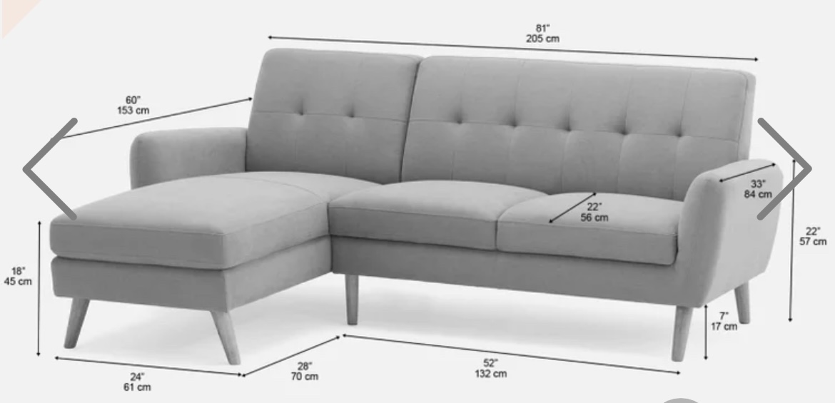 Yellow Sofa | Left-Facing Sectional | Fany Structube - photo 5