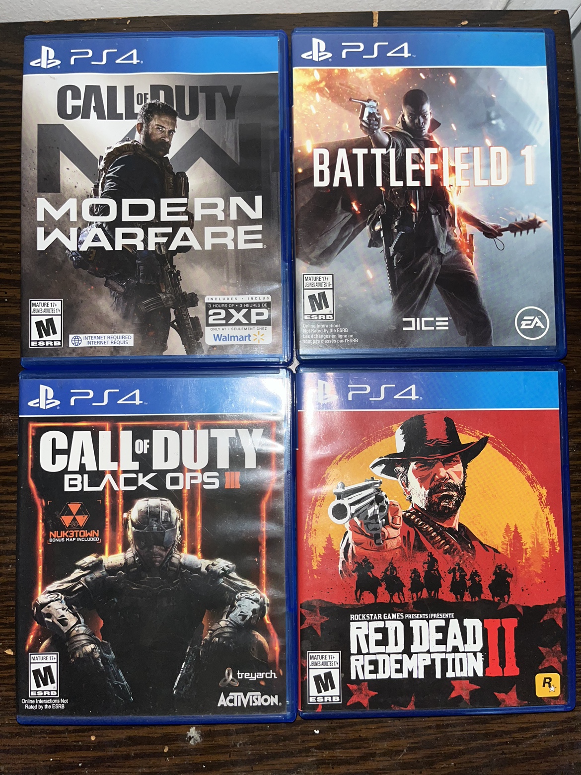 Ps4 games lot
