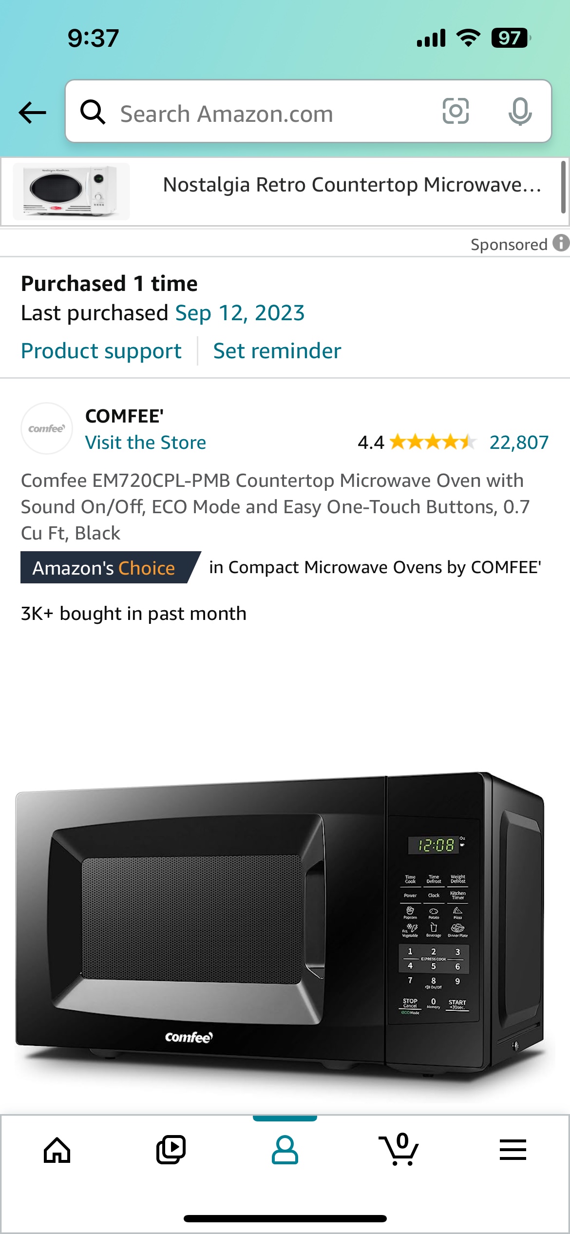 Comfee microwave - photo 2