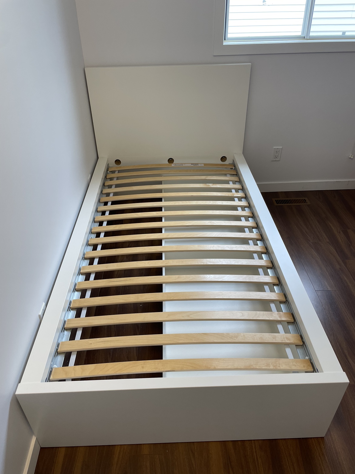 IKEA high bed frame/2 storage boxes, slatted bed base - photo 3