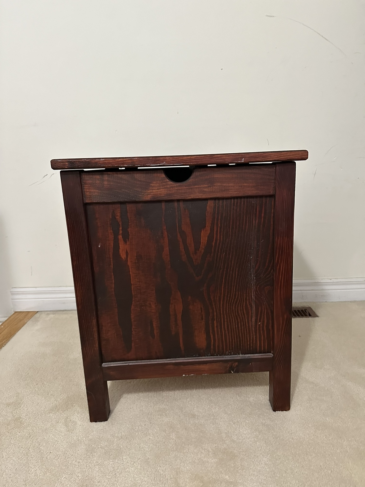 Table with storage; end table or side table