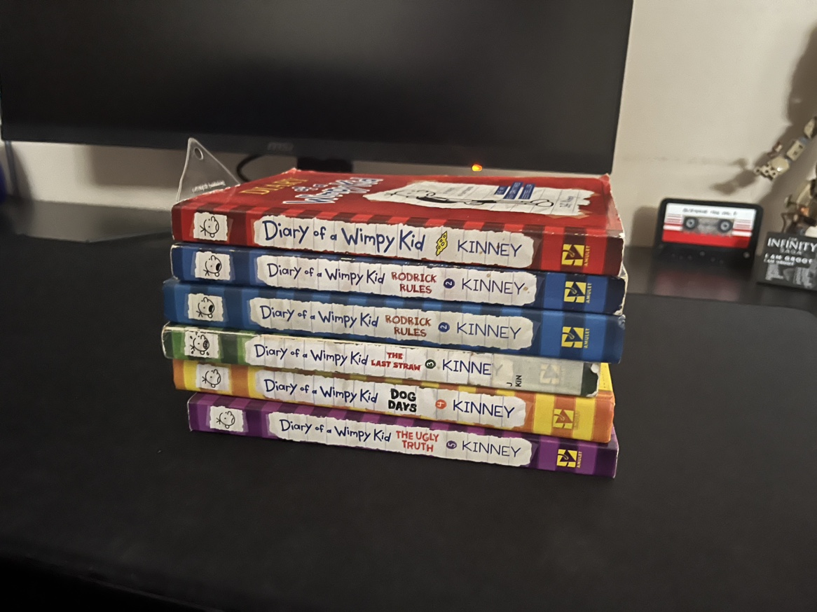 Diary of a wimpy kid books 1-5