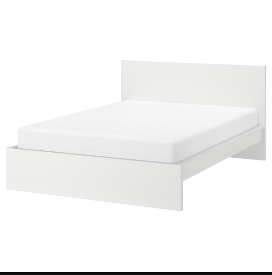 🌟MOVING SALE🌟 IKEA MALM Bed frame, Queen, white