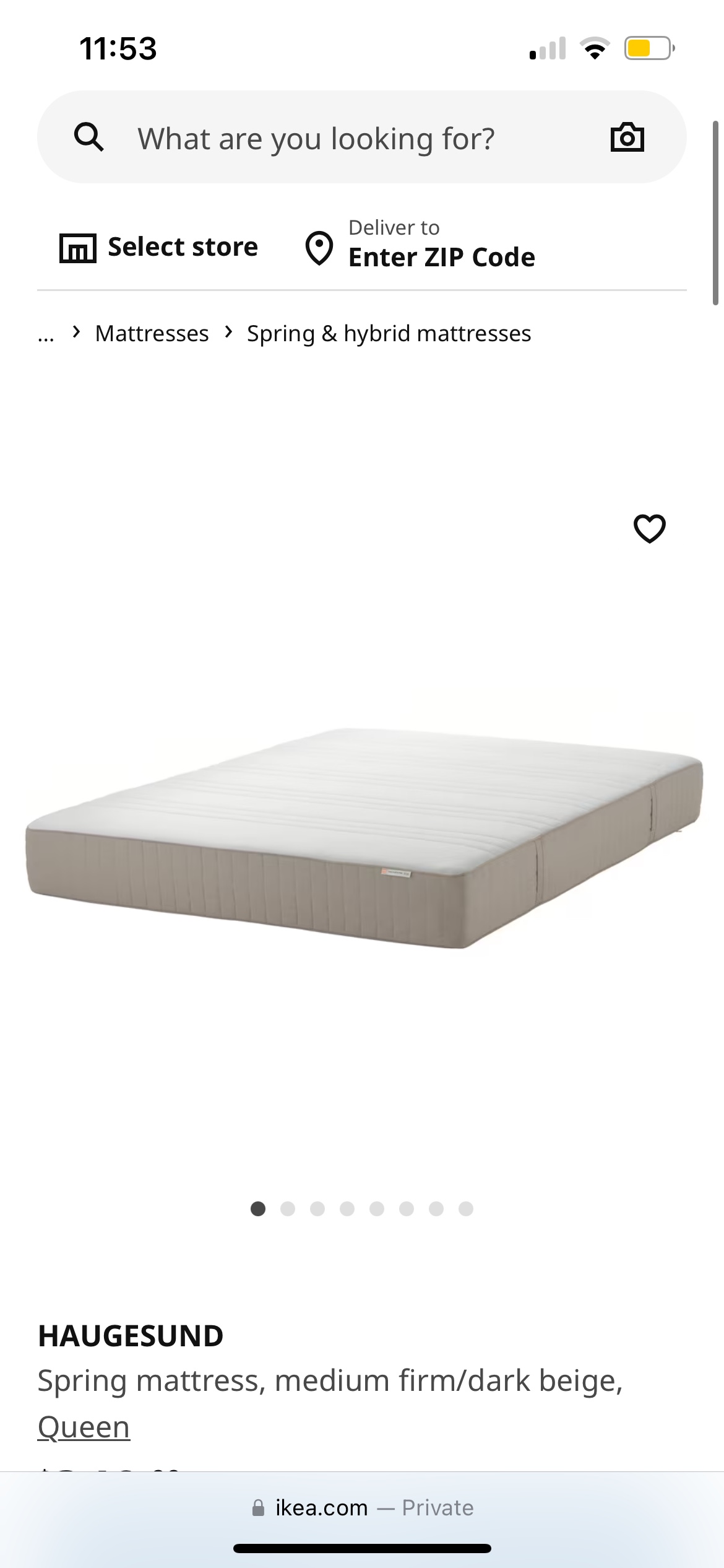 Ikea queen mattress and frame - photo 2