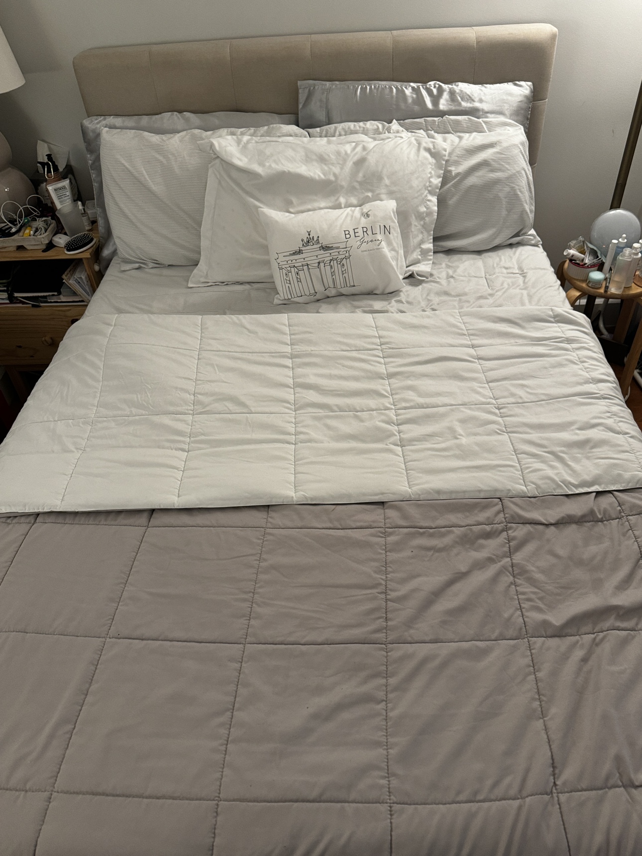 Double size Bed frame and mattress - photo 3