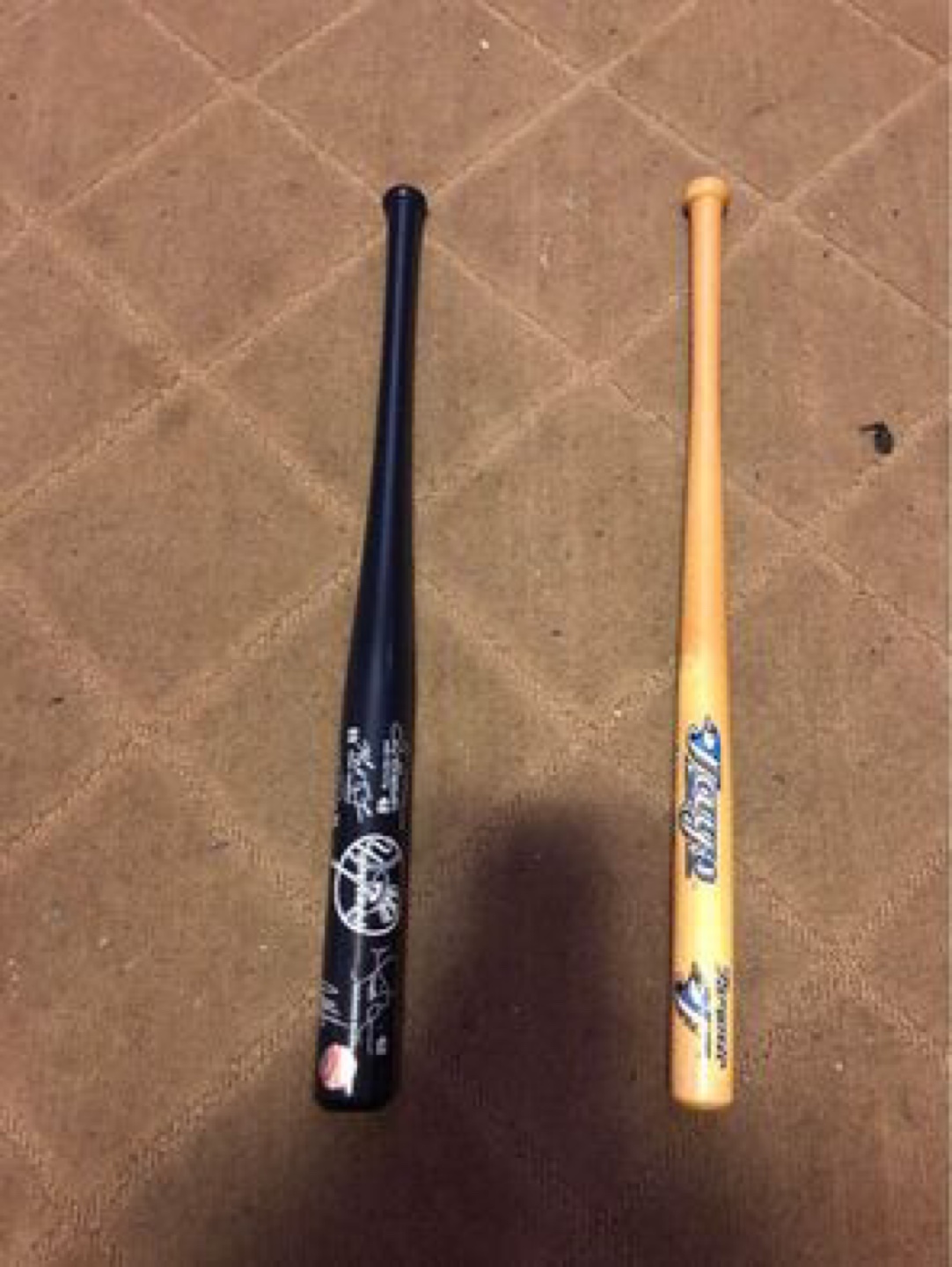 Mini Souvenir Wooden Bats thumbnail