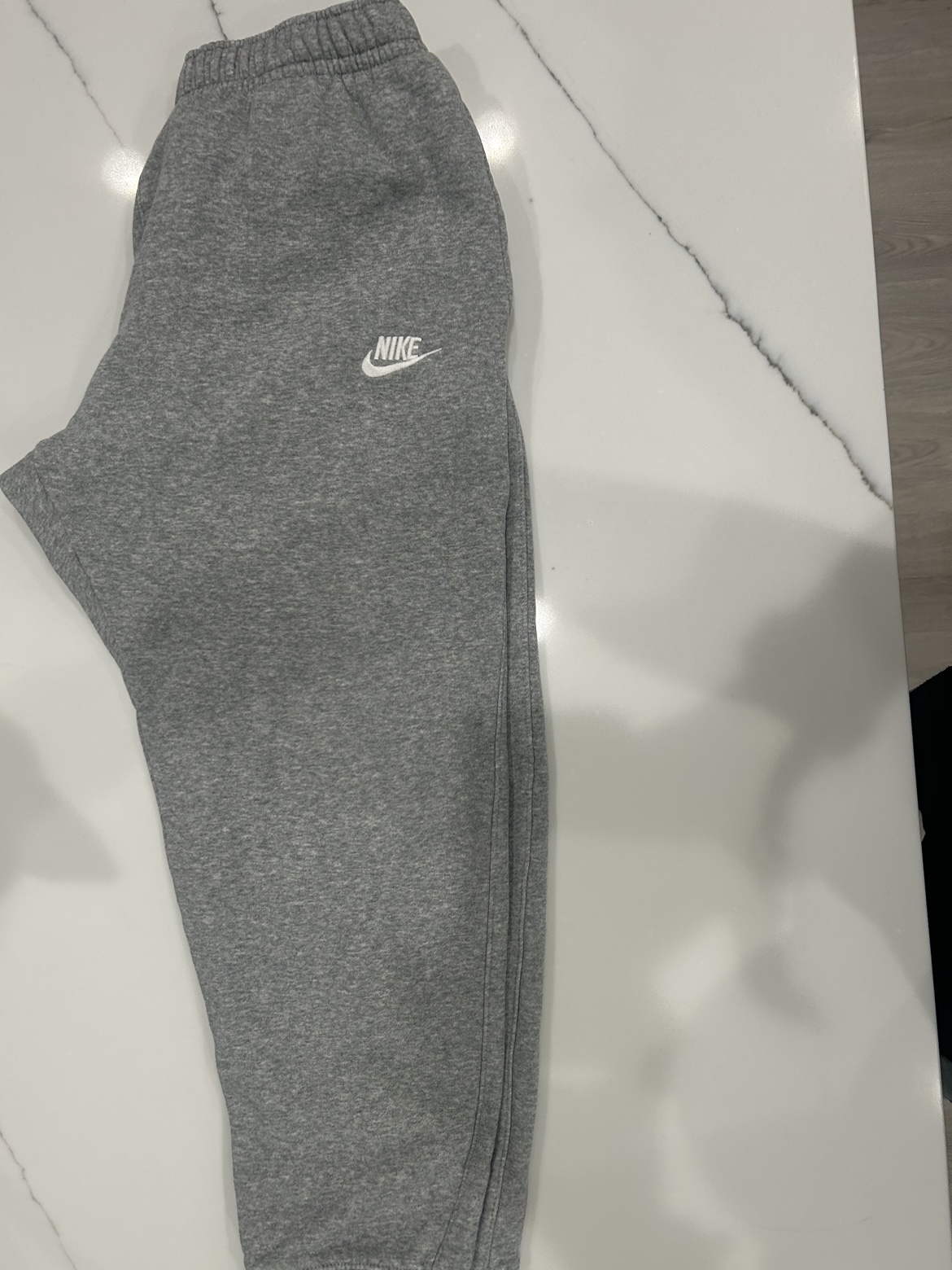 Nike grey sweat pants size large