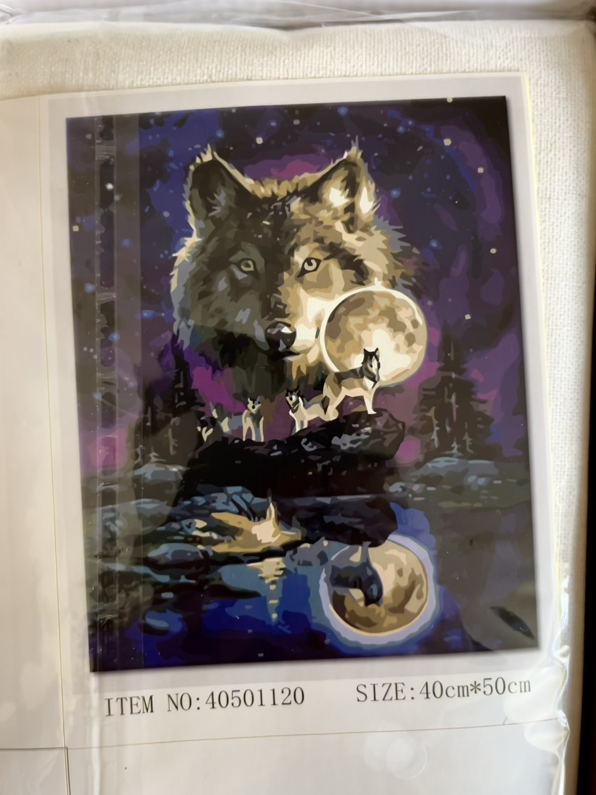 Number painting image indicator(2)