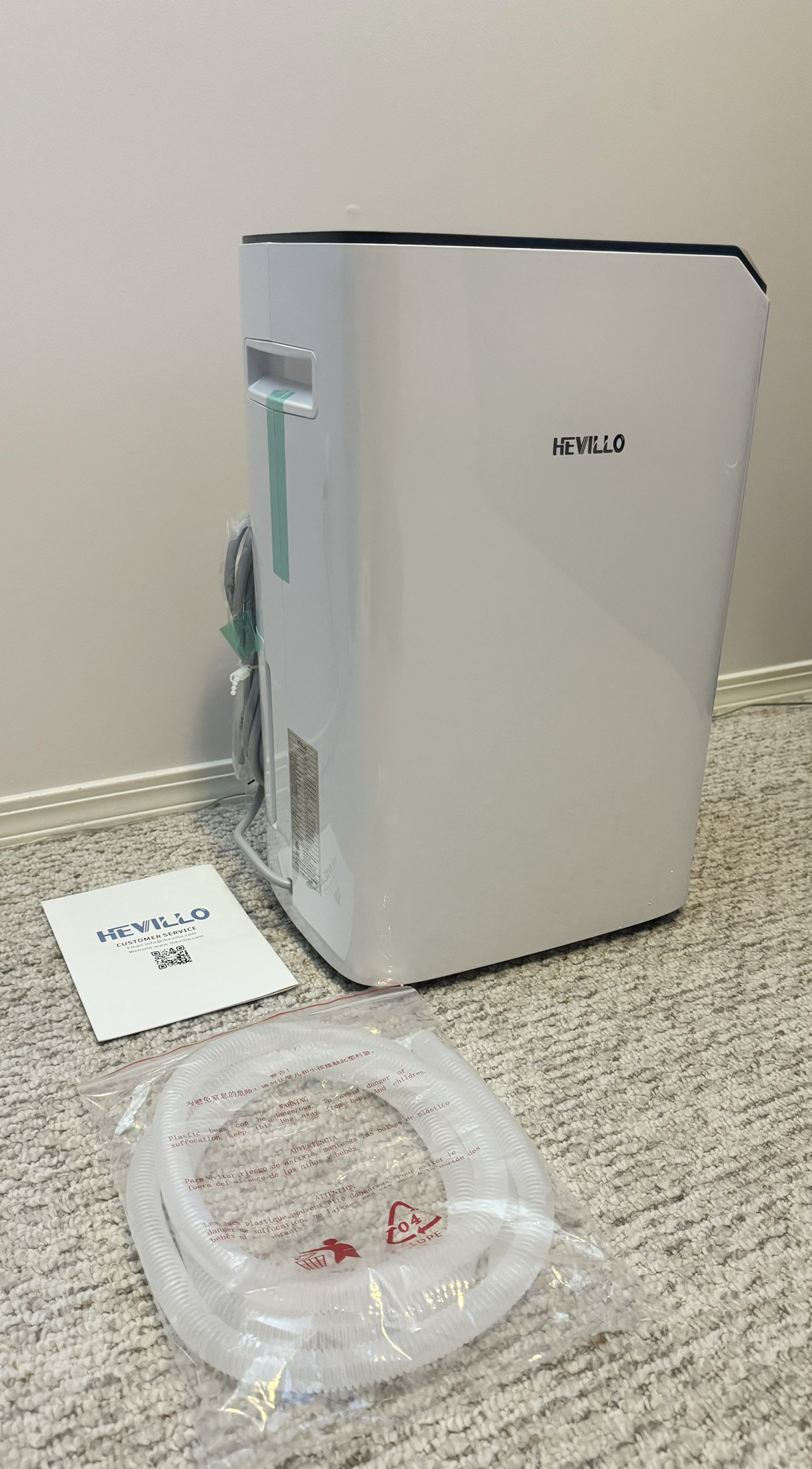 NEW Dehumidifier, 0.66 Gallon Water Tank