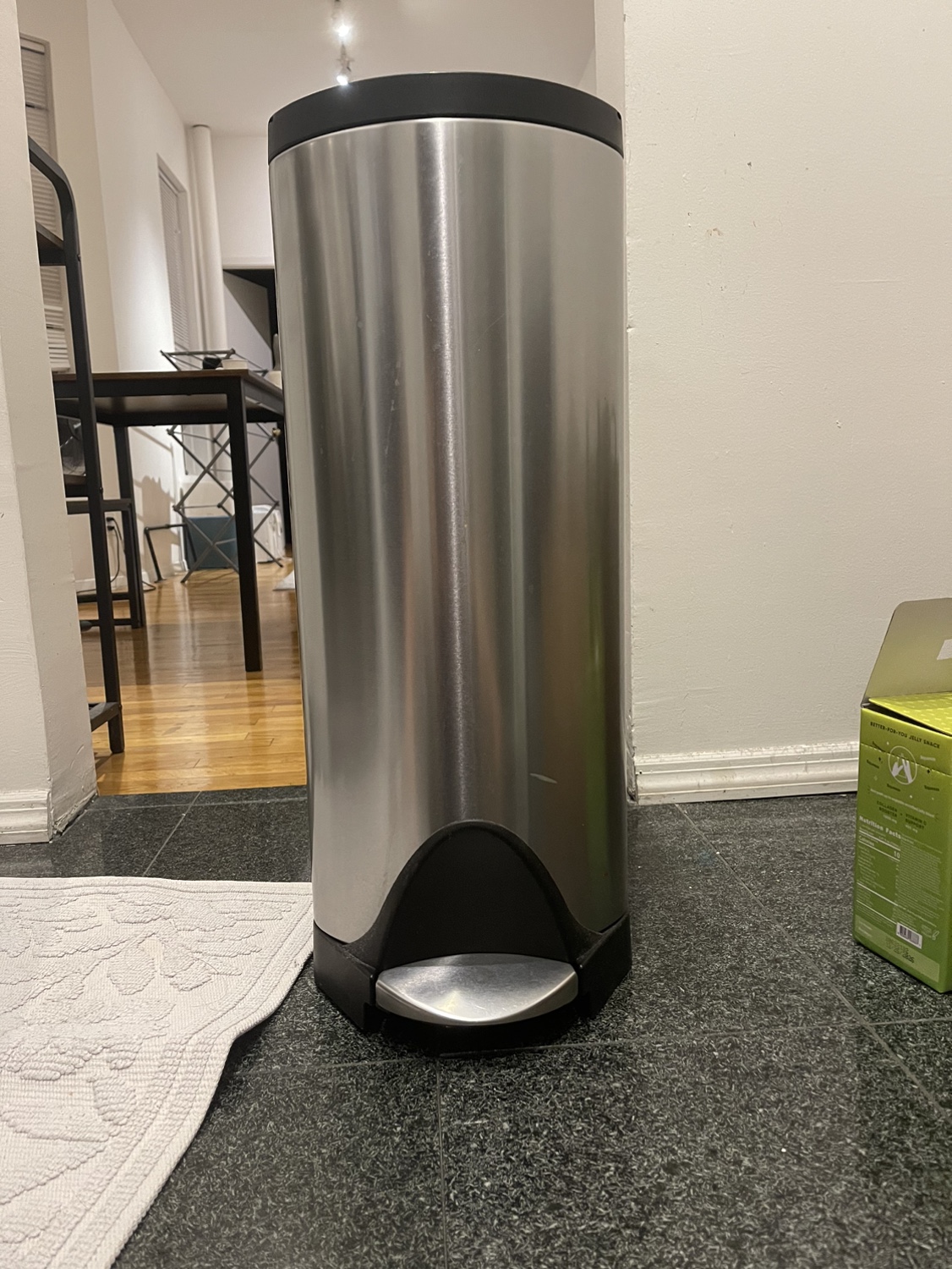Simple Human Dual Compartment Step Garbage Bin