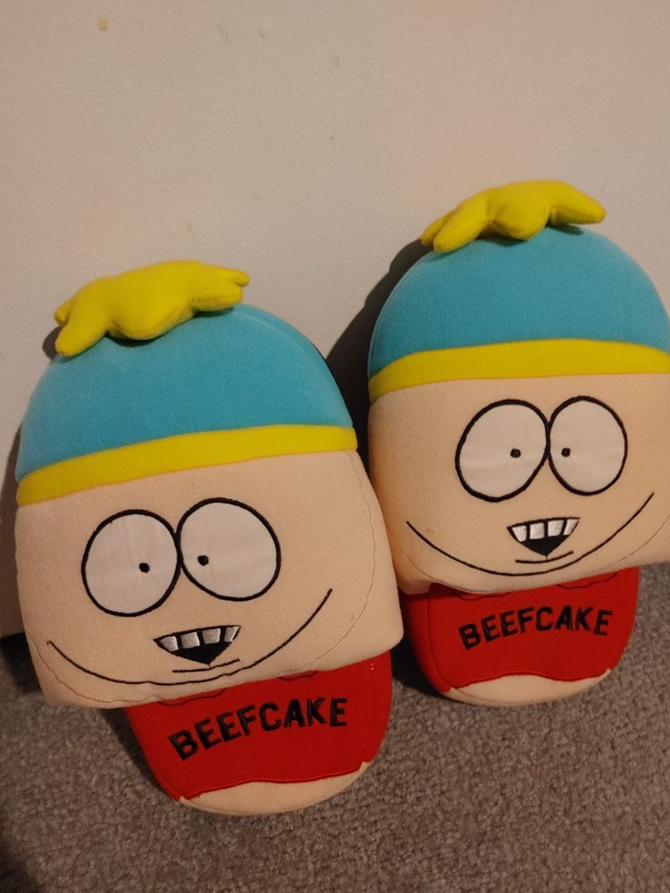 🥕SOUTH PARK CARTMAN BEEFCAKE SLIPPERS MENS SIZE 10-11 NEW image indicator(2)