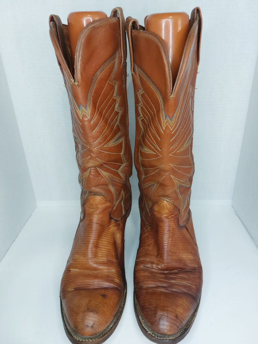 The Sanders Leather Men's Cowboy Boots