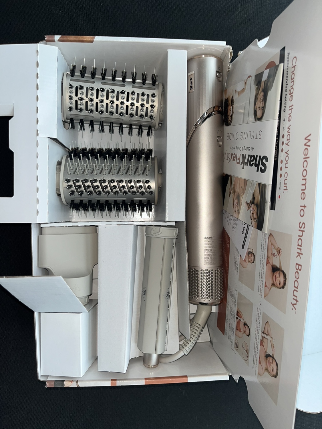 Original SHARK hairstyler in ORIGINAL box. image indicator(4)