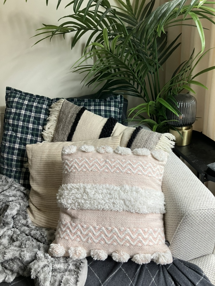 Boho Pink Throw/Decor Pillow thumbnail