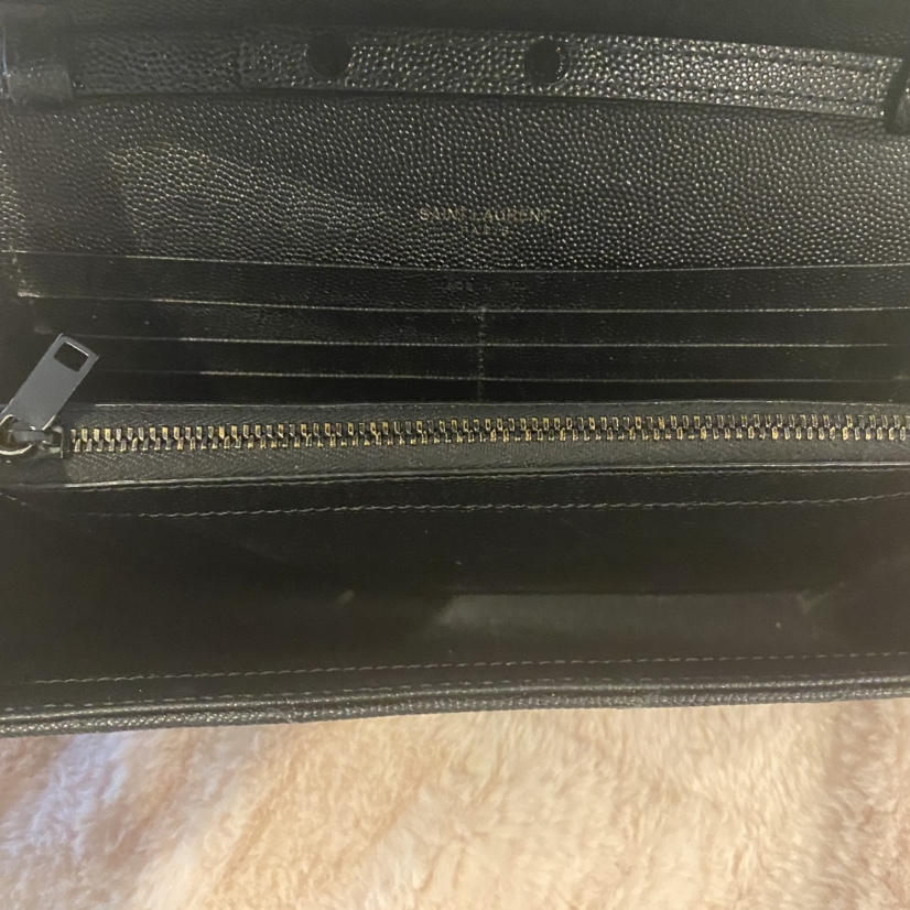 Saint Laurent Cassandre Leather Wallet-on-Chain - photo 4
