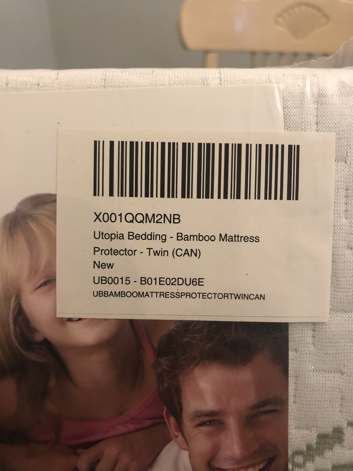 BNIP unopened twin bamboo mattress protector image indicator(4)