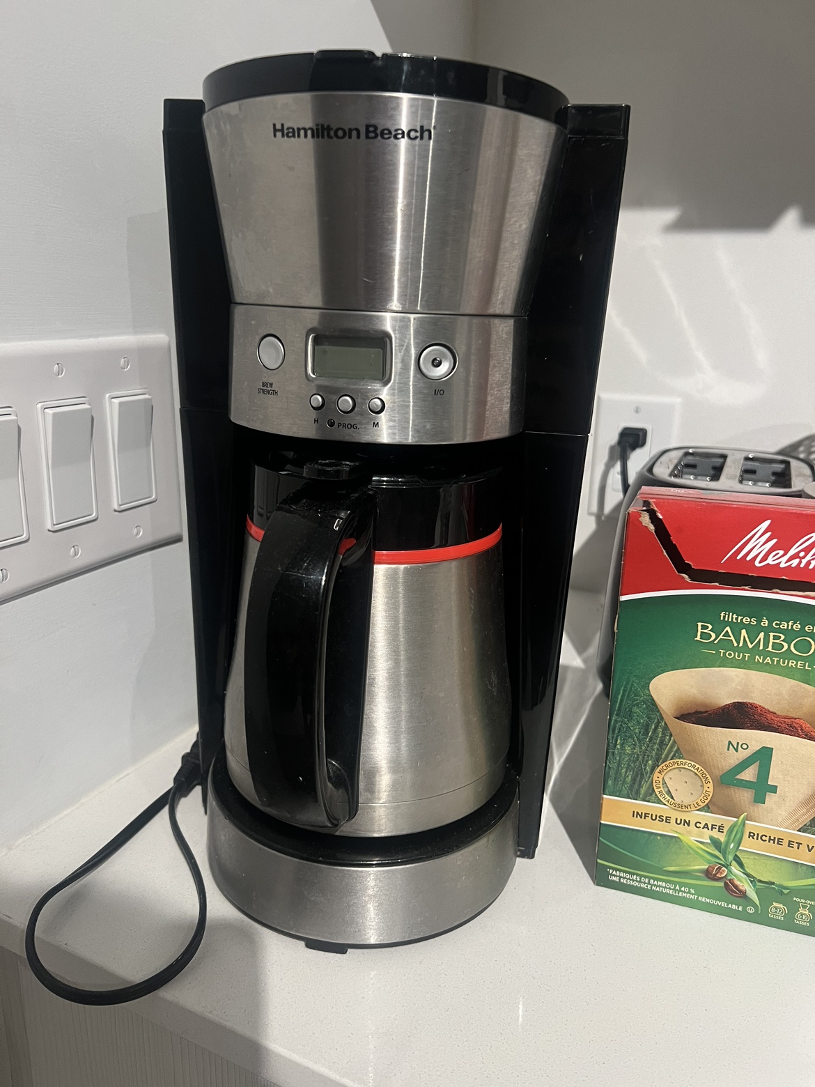 Hamilton Beach coffee maker 10 cups programmable - photo 2