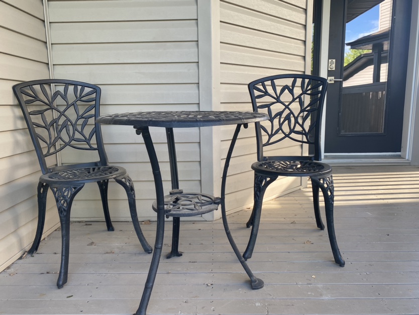 Outdoor bistro set