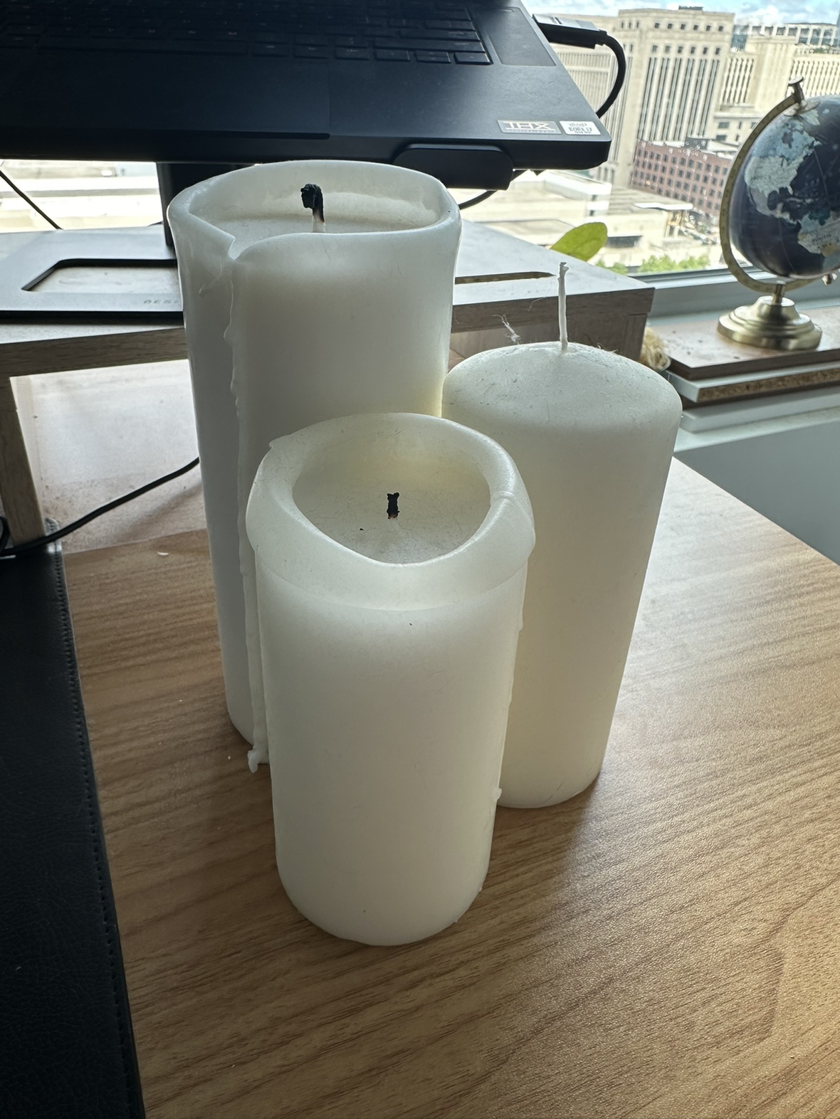 Set of 3 Long Candles