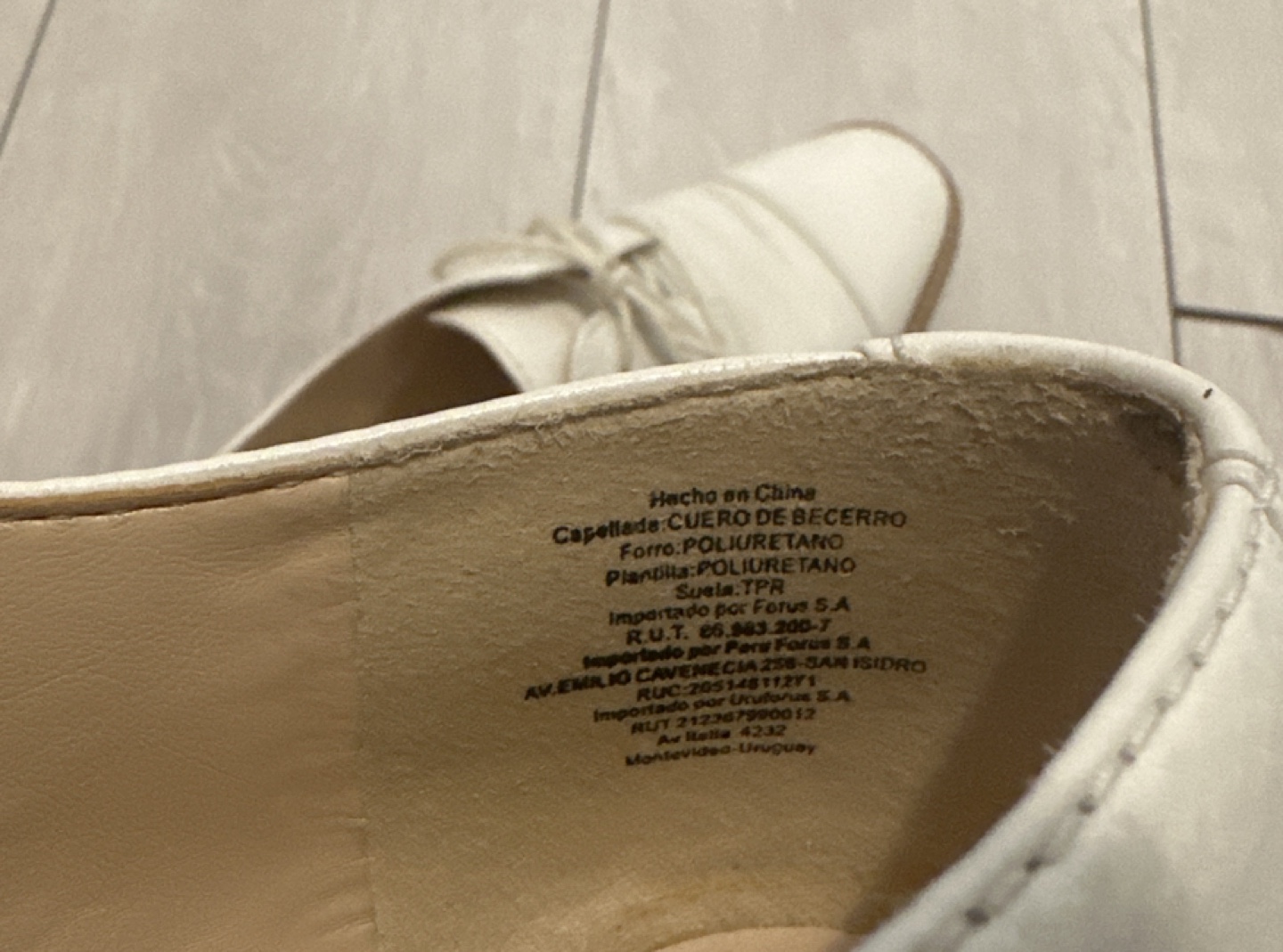 Nine West white leather shoes size 8 - photo 2