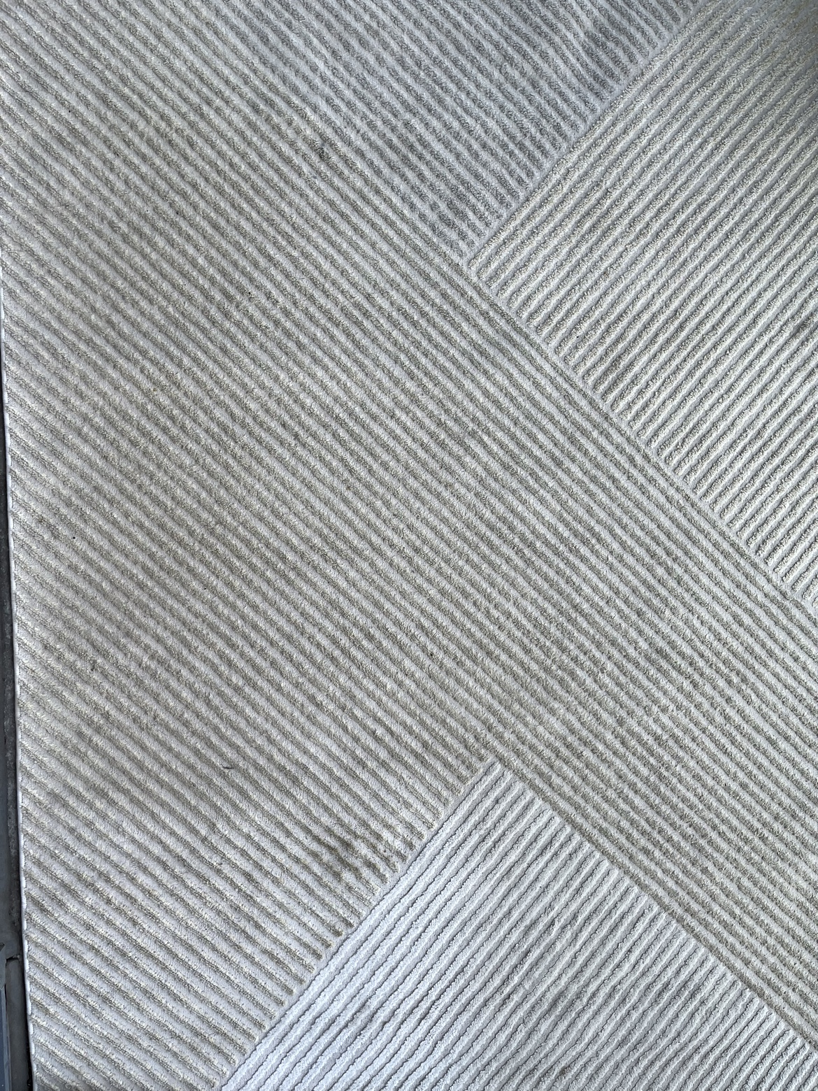 Abstract Geometric pattern rug natural tone - photo 2
