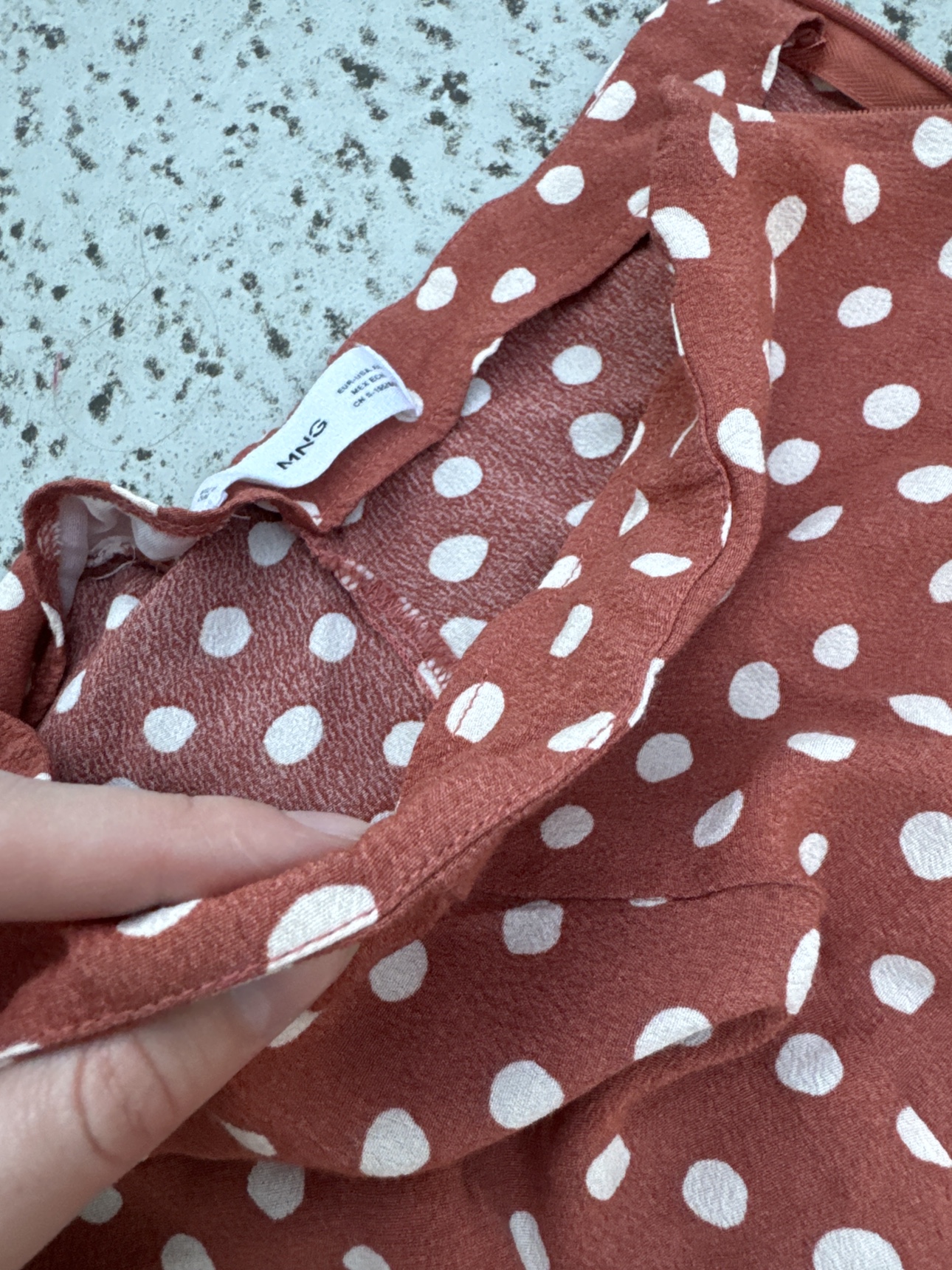 MANGO polka dot midi skirt image indicator(3)