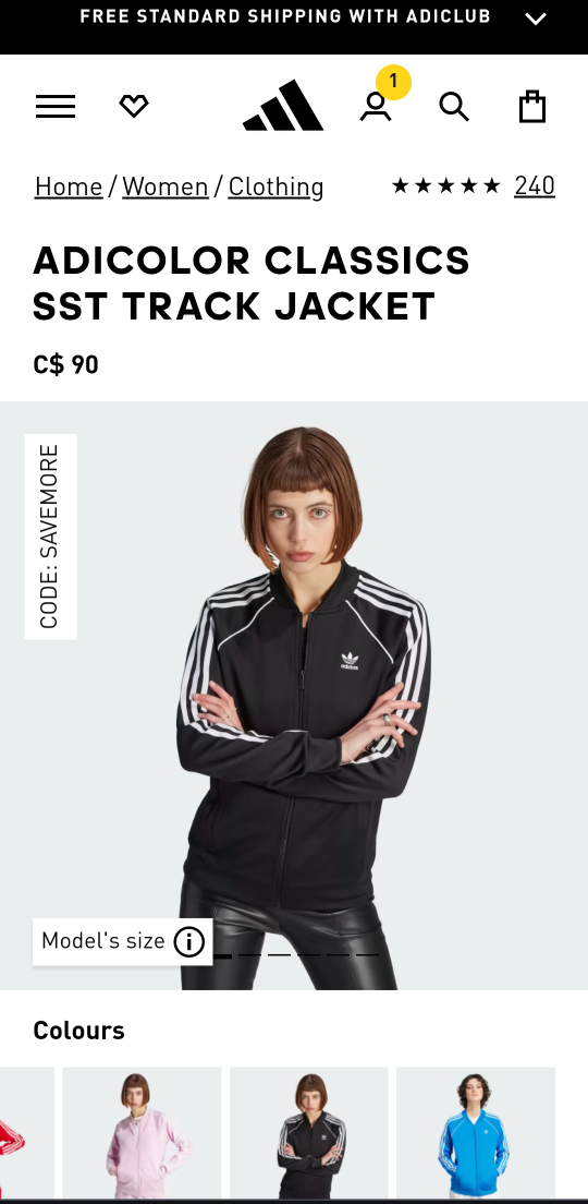 Adidas classic tracksuit thumbnail