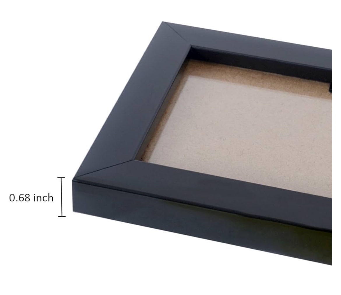 AG Crafts Wall 11 Collage Photo Frames Black, Glass - photo 2