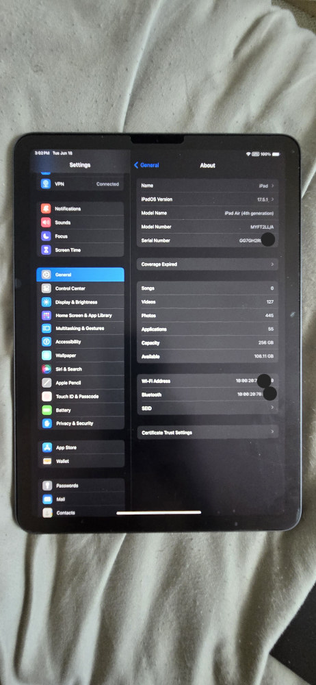 iPad Air 4th Generation 256 GB Color Grey - photo 3