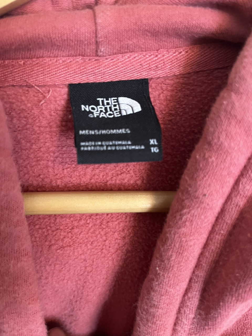 North Face pink hoodie XL image indicator(2)