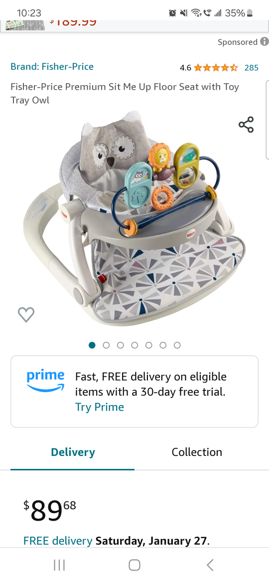 baby sitting chair - photo 2