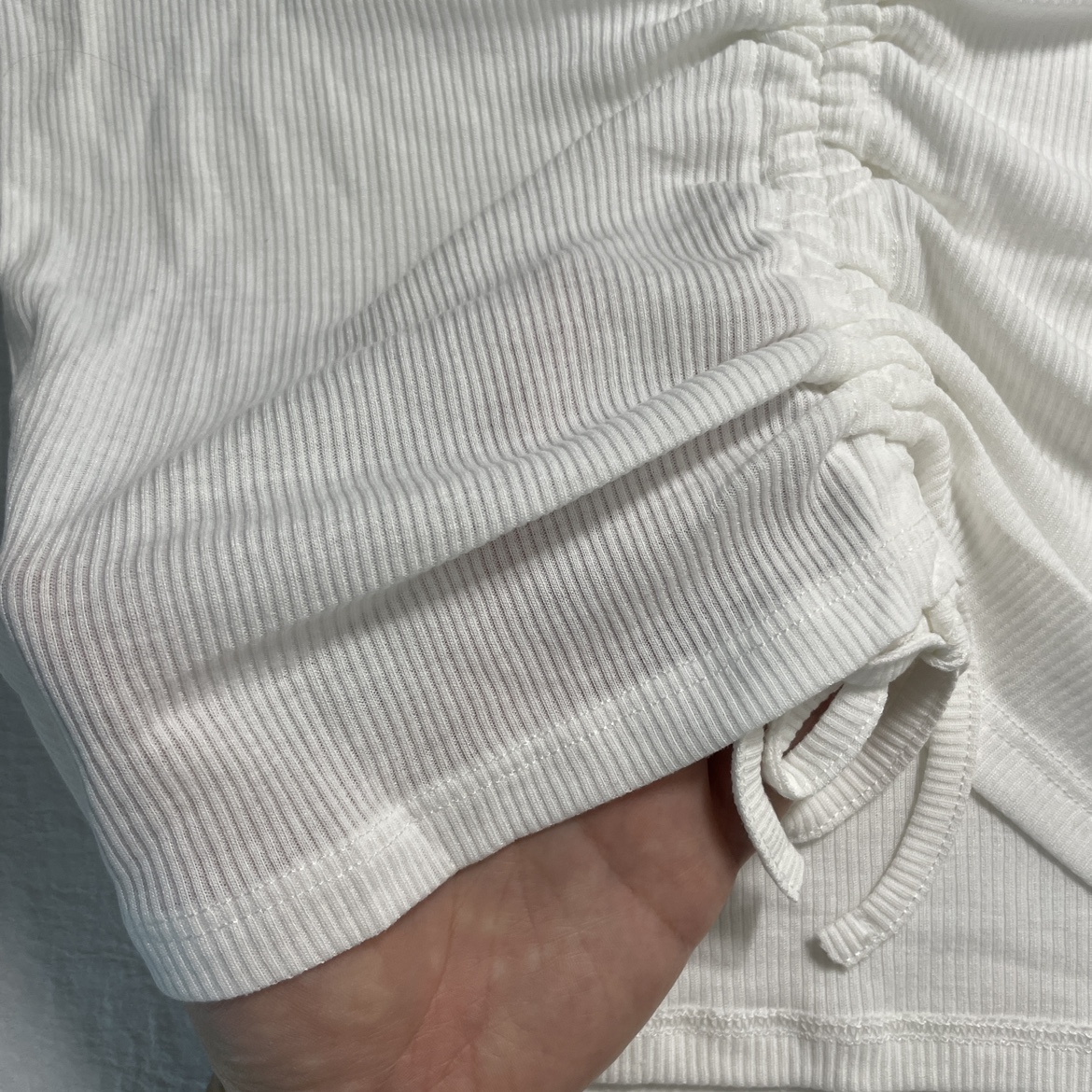 NEW Shein drawstring front crop top image indicator(5)