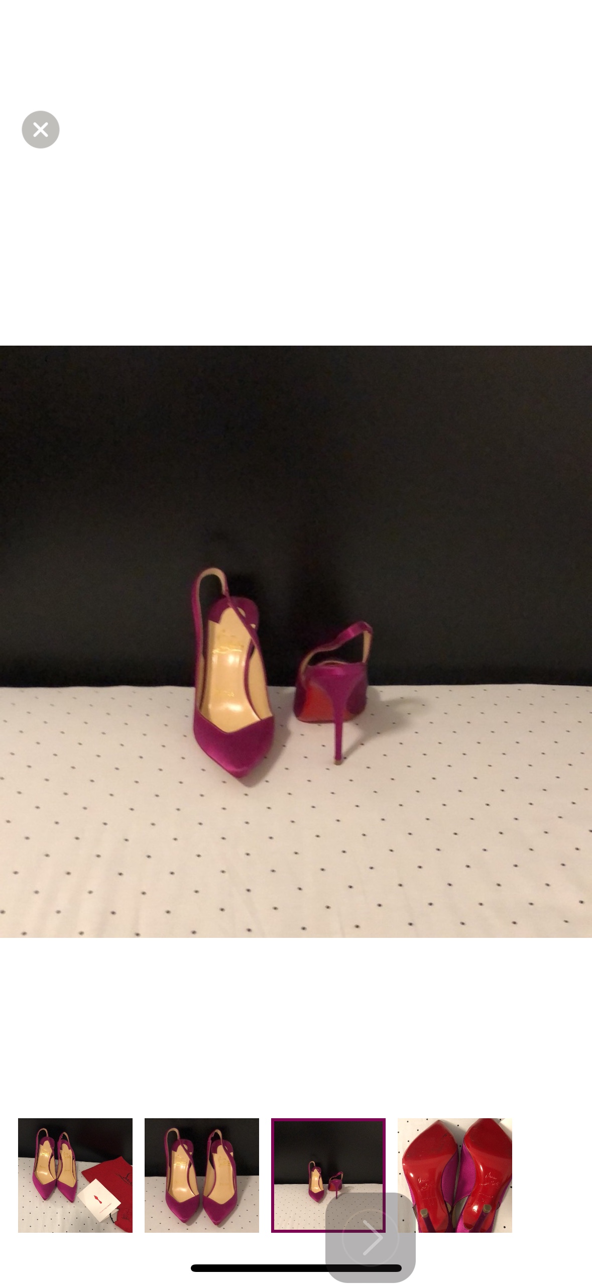 Christian Louboutin hot pink 4” heeled open back shoes - photo 3