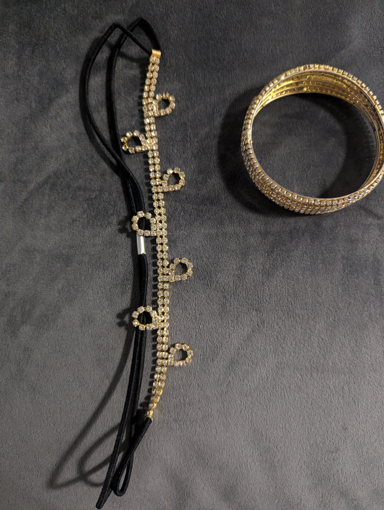 beautiful bracelet and headband
