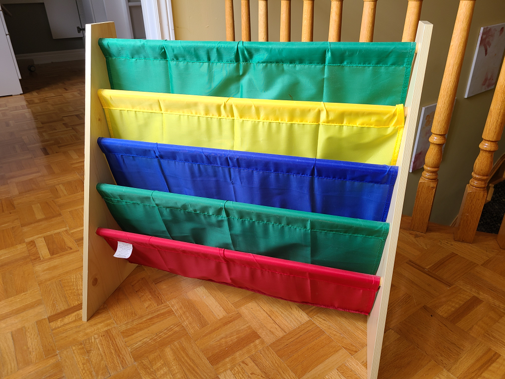 Kids book shelf, book holder