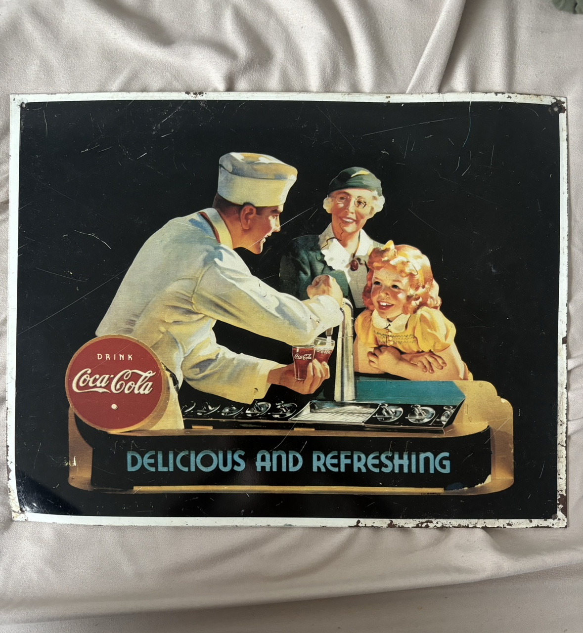 Vintage Coca-Cola sign