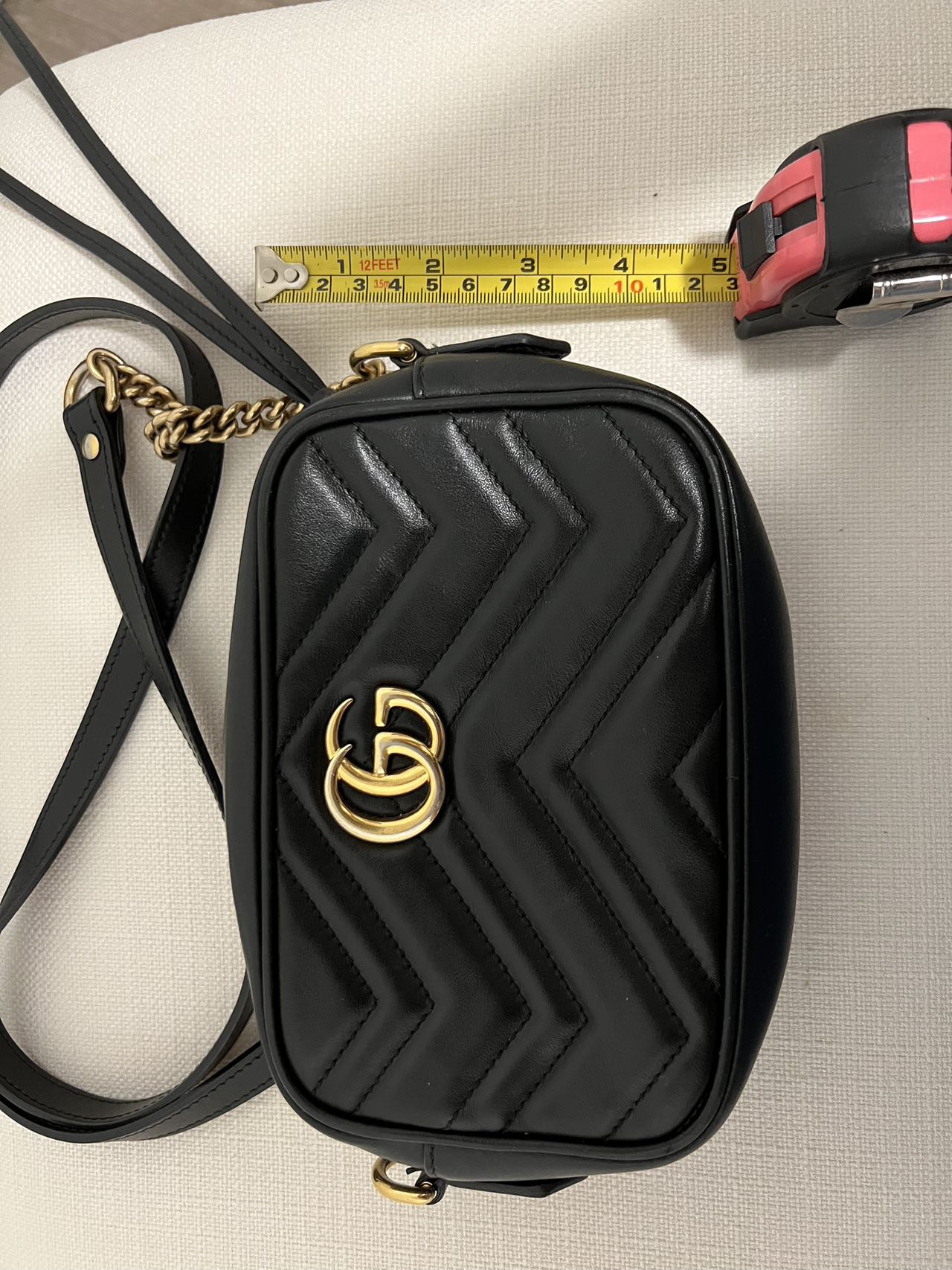 100% Authentic GUCCI GG MARMONT SMALL SHOULDER BAG - photo 5
