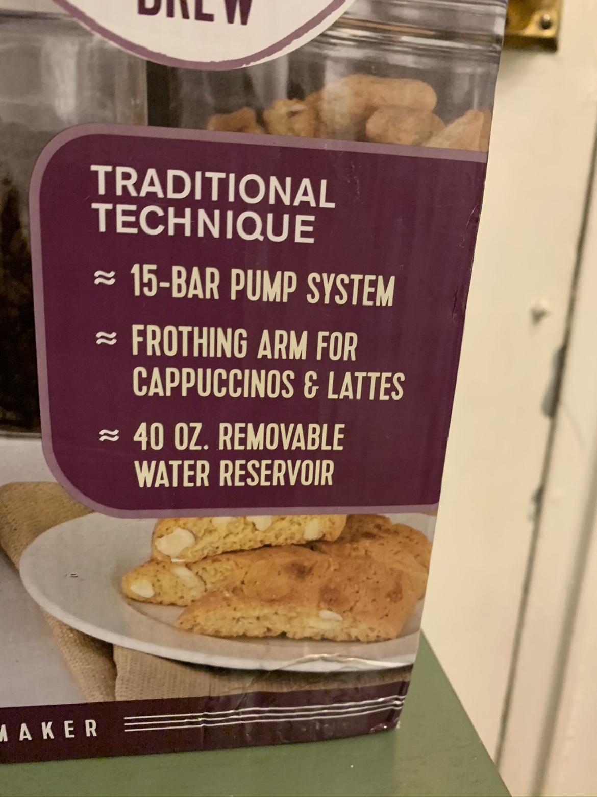 Mr coffe  capuchino 2 shot brand new never open box image indicator(3)