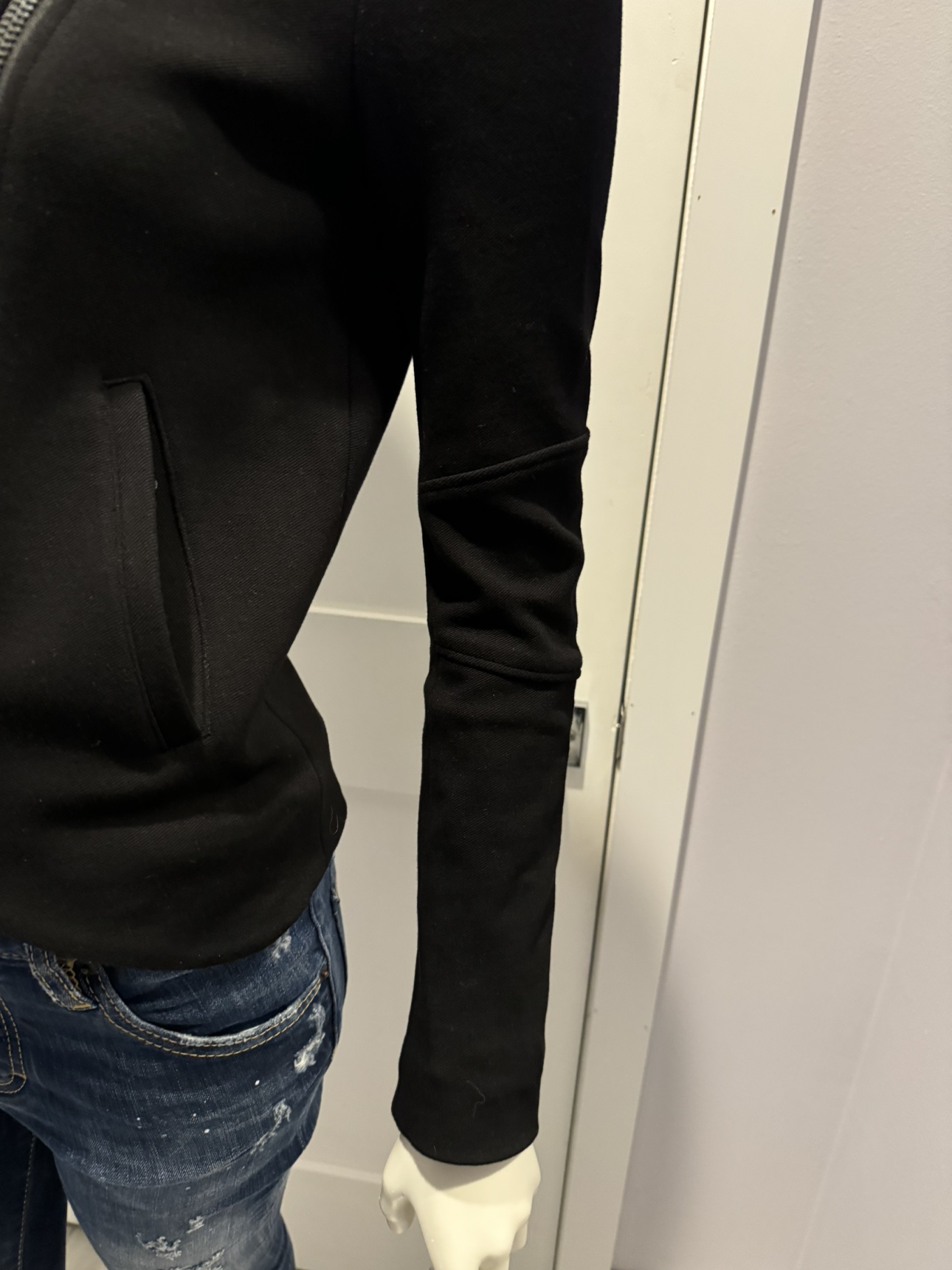 Helmut Lang - Moto Asymmetric Zip Jacket Size M (SLIM FIT) image indicator(2)