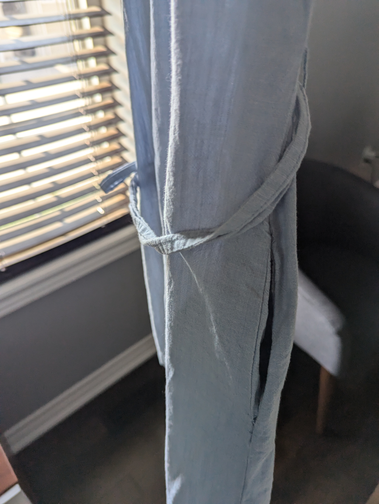 TOMMY HILFIGER DENIM/CHAMBRAY TRIMMED SLEEVELESS SHIRT DRESS image indicator(4)