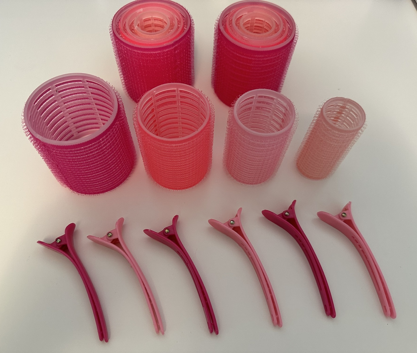 Hair Rollers and Clips Set