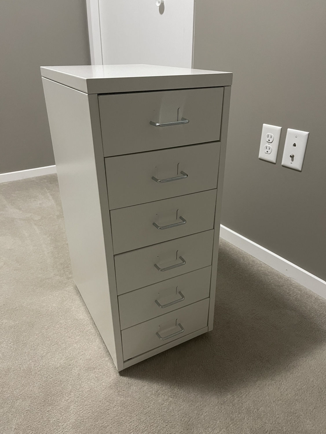 Helmer - Drawer Unit on caster, white